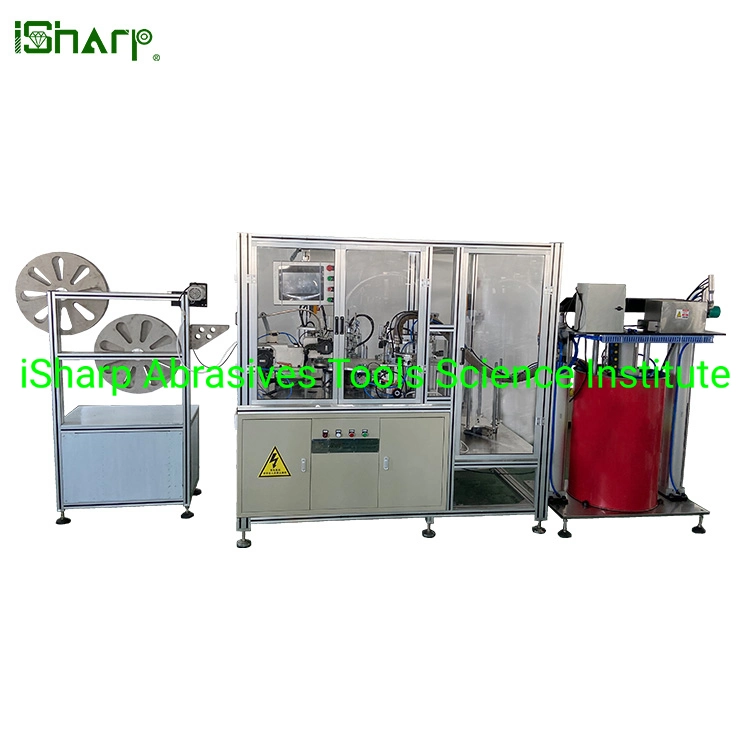 Isharp Full Automatic Flap Disc Making Machine