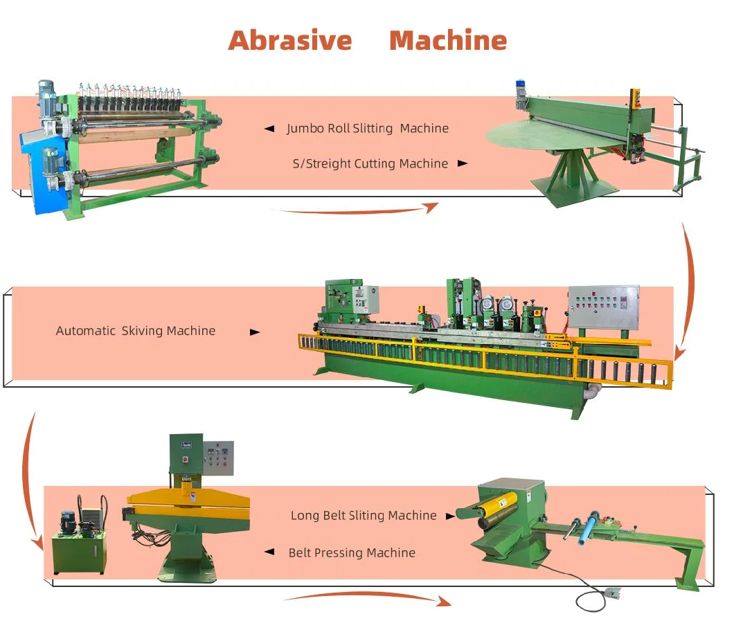 Chinese Manufacturer Abrasive Sanding Belt Skiving Machine as Abrasive Tooling for Sanding Belt Joint