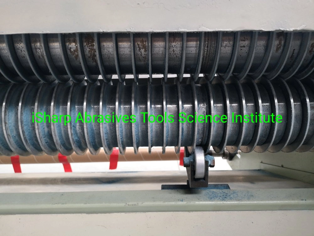 Slt-R-1650f Flap Discs Making Machine Abrasive Jumbo Roll Slitting Machine