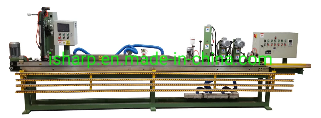 New Design Abrasives Belt Skiving Machine with Vertical Taping