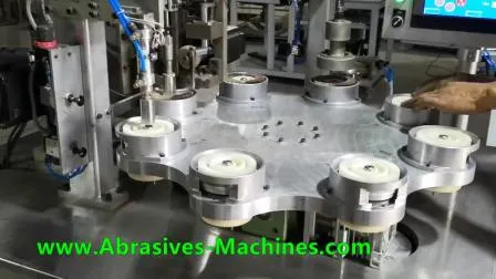 中国工場の垂直フラップディスクマシン