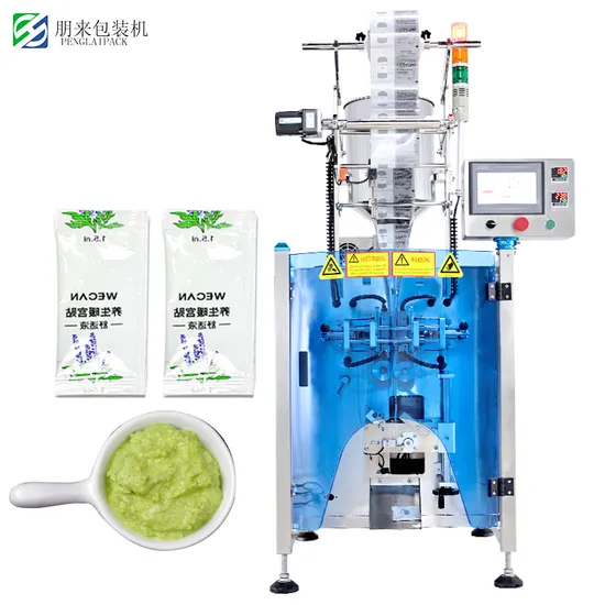 Zhongchuang Machinery カスタマイズされた自動三方四方液体包装機、サラダドレッシング、ケチャップ、ホットソース用のシールバー付き
